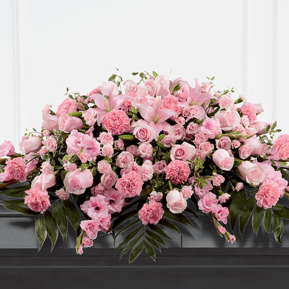Garden of Comfort Casket Spray (Standard) – MONA'S BOUQUETS, Bacliff TX