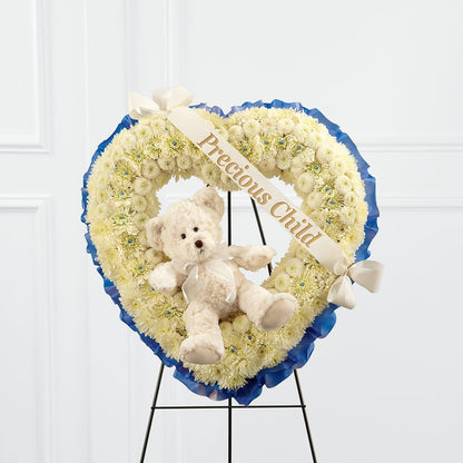 Precious Child Standing Heart – MONA'S BOUQUETS, Bacliff TX
