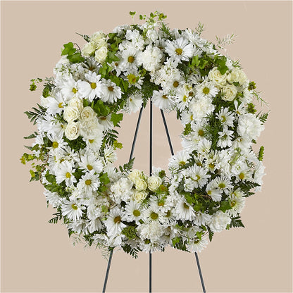 Faithful Wishes Wreath – MONA'S BOUQUETS, Bacliff TX