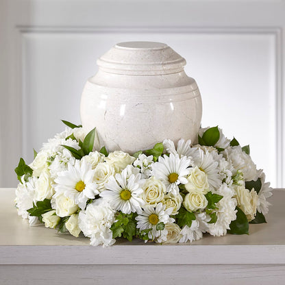 Ivory Gardens Cremation Adornment – MONA'S BOUQUETS, Bacliff TX