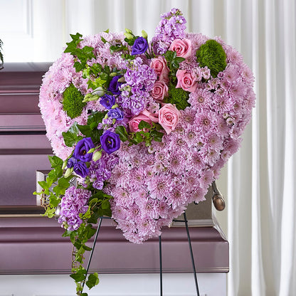 Treasured Love Standing Heart – MONA'S BOUQUETS, Bacliff TX