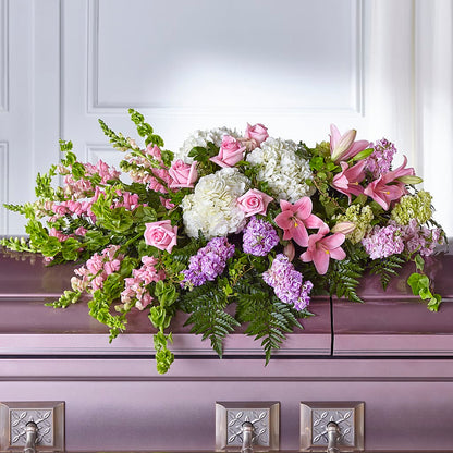 Life's Gratitude Casket Spray – MONA'S BOUQUETS, Bacliff TX