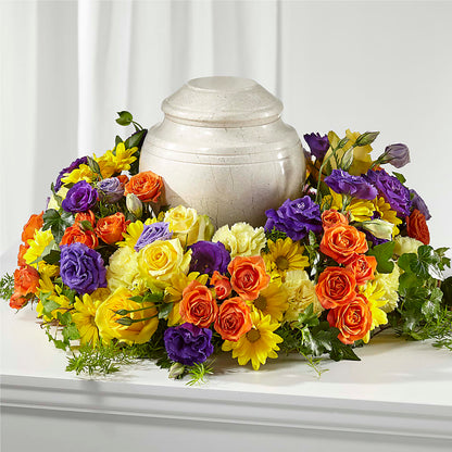 Blossoms of Remembrance Cremation Adornment – MONA'S BOUQUETS, Bacliff TX