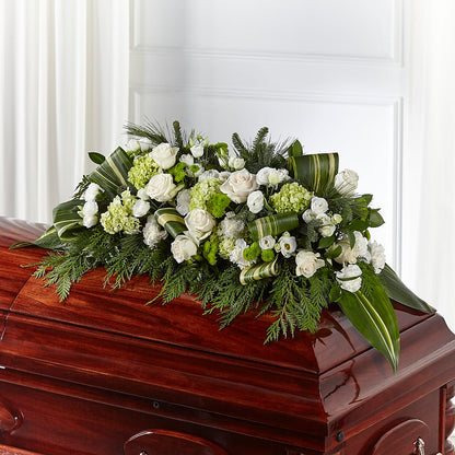 Hopeful Gesture Casket Spray – MONA'S BOUQUETS, Bacliff TX