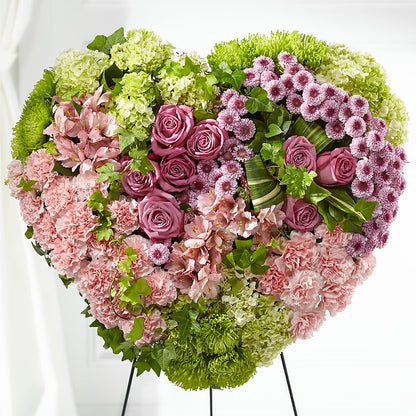 Heartwarming Standing Heart – MONA'S BOUQUETS, Bacliff TX