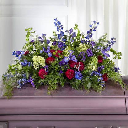 Always Treasured Casket Spray – MONA'S BOUQUETS, Bacliff TX