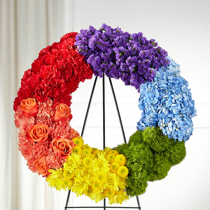 Circle of Love Wreath – MONA'S BOUQUETS, Bacliff TX