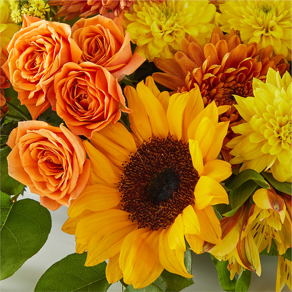 Autumn Harmony Centerpiece – MONA'S BOUQUETS, Bacliff TX