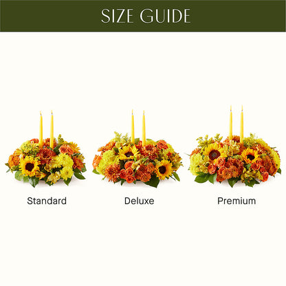 Autumn Harmony Centerpiece – MONA'S BOUQUETS, Bacliff TX