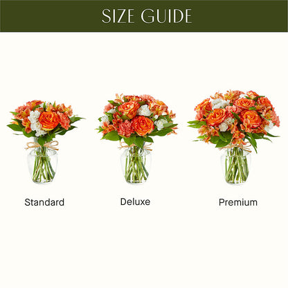Apricot Glow Bouquet – MONA'S BOUQUETS, Bacliff TX