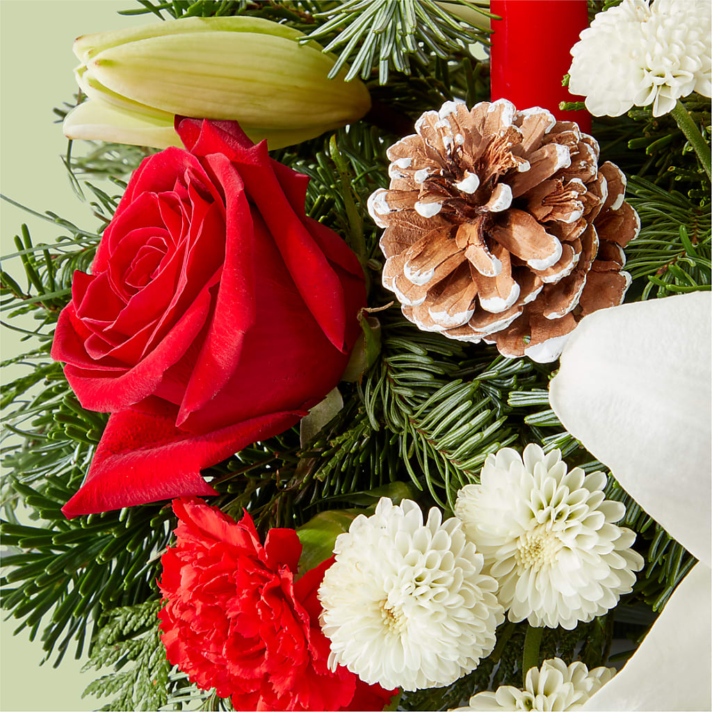 Seasonal Festivities Centerpiece – MONA'S BOUQUETS, Bacliff TX