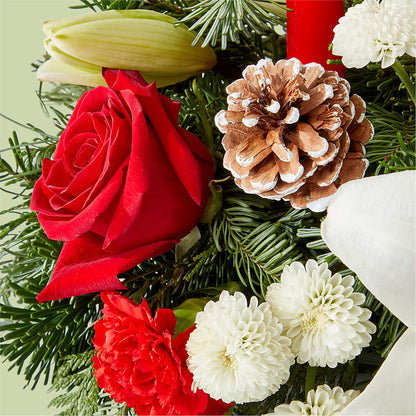 Seasonal Festivities Centerpiece – MONA'S BOUQUETS, Bacliff TX