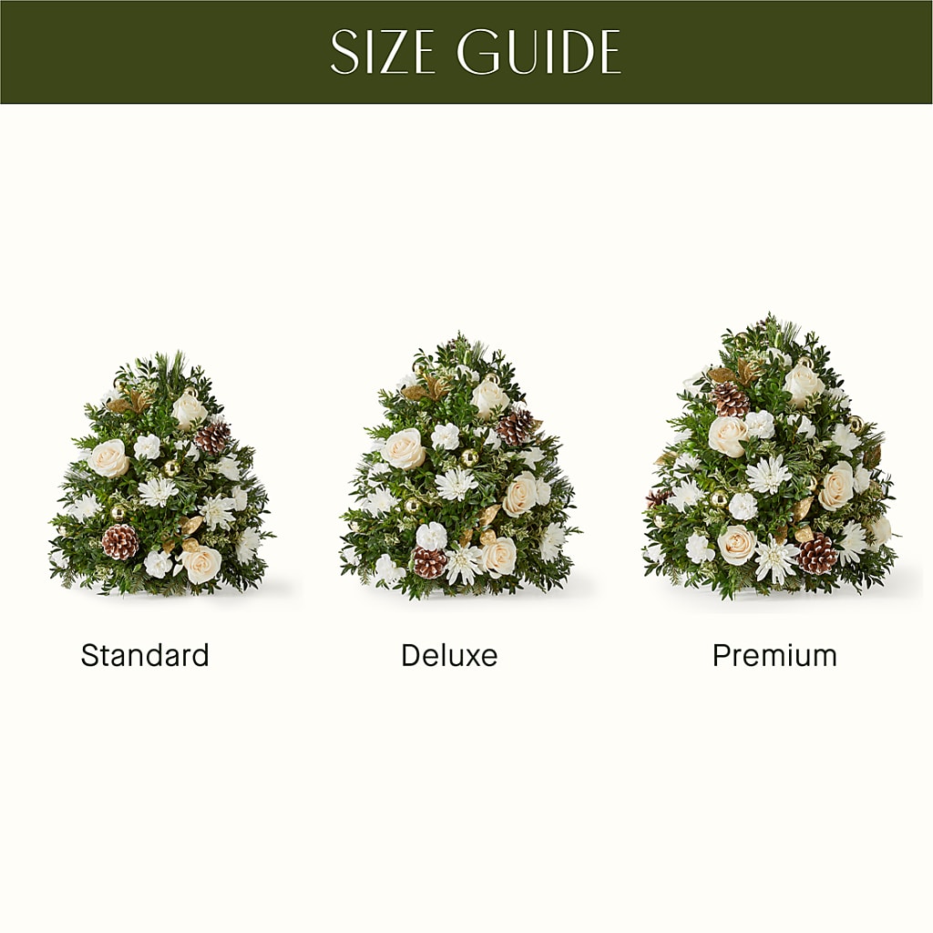Snowed In Tree – MONA'S BOUQUETS, Bacliff TX