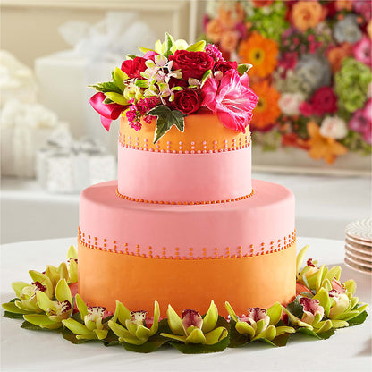Sweet Citrus Cake Decor – MONA'S BOUQUETS, Bacliff TX